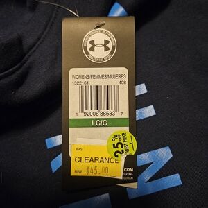 Under Armour Dark Blue Tee with Light Blue Accents
